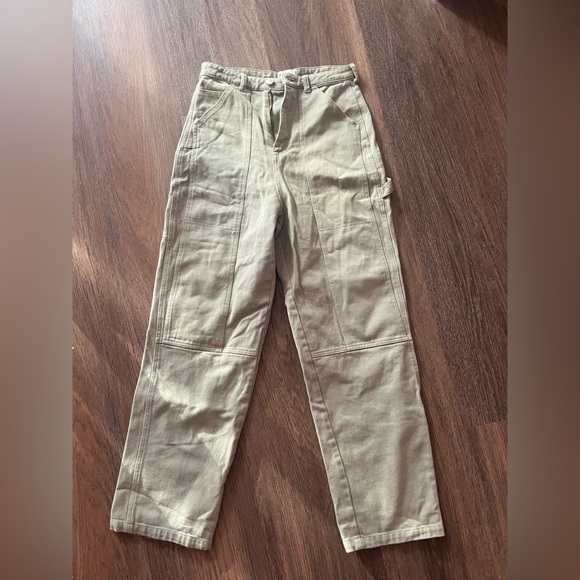 Princess Polly green cargo Jean pants #cargo - Picture 1 of 5